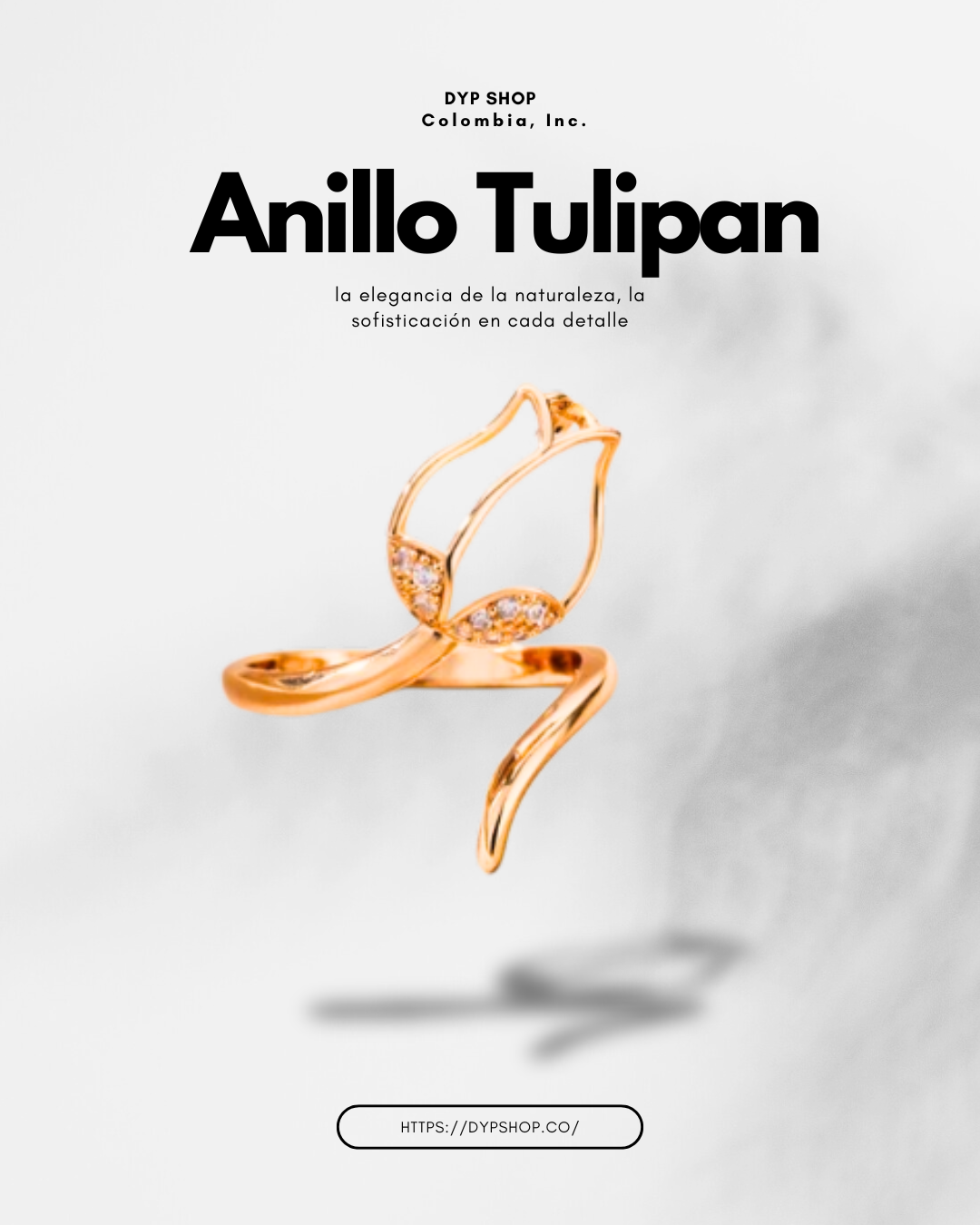 Anillo Tulipan + Cofre